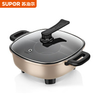 苏泊尔(SUPOR)电煮锅 鸳鸯子母三味家用聚餐多功能不粘电火锅 H3232FK608Y