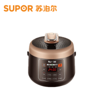 苏泊尔(SUPOR)电压力锅2.5L电高压锅迷你小容量家用1-2-3人电饭煲SY-25YC10 咖啡色