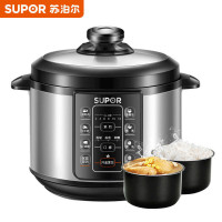 苏泊尔(SUPOR)电压力锅 双胆底盘加热智能预约保温家用高压锅 SY-50YC906B