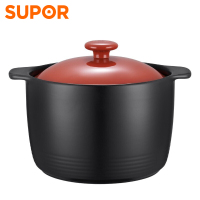 苏泊尔(SUPOR)陶瓷煲砂锅3.5L煲汤锅煮粥锅炖汤养生煲瓦罐炖煮锅宝宝辅食锅石锅进口矿石 TB35Q1