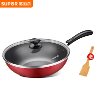 苏泊尔(SUPOR)易洁不粘锅炒锅32CM电磁炉燃气通用家用健康炒菜锅煎牛排锅 PC32S1