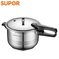 苏泊尔(SUPOR)好帮手304不锈钢大容量压力锅高压锅快锅双重安全易开合 燃气电磁炉通用 YS26ED