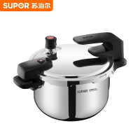 苏泊尔家用不锈钢高压锅100kPa电磁炉燃气通用304不锈钢压力锅5L 巧立不锈钢压力快锅YW223SL2