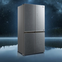 美的(midea)BCD-480WSGPZM(E) 480L十字门一级智能变频风冷无霜大容量冰箱深空蓝-繁星