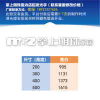 [白色款 室内 ]掌上明珠 室内 店招发光字-大师兄标识(需联系商家修改价格)