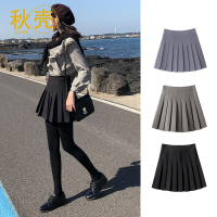秋壳百褶裙女秋冬半身裙小个子高腰显瘦短裙2022年新款春秋a字裙