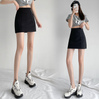 秋壳高弹小黑裙2022年春夏新款蚂蚁腰高腰显瘦百搭包臀辣妹短裙