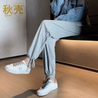 秋壳2022束脚百搭九分裤女学生韩版宽松春夏季ins休闲灯笼阔腿裤