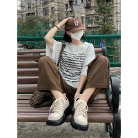 秋壳夏季套装女休闲运动2022新款约会时尚洋气盐甜茶系穿搭一整套