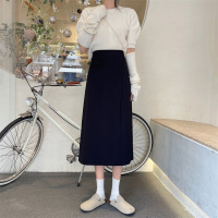 秋壳秋壳西装半身裙女2022春夏新款高腰显瘦裙子中长款