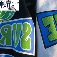 秋壳美式潮流仙人掌地球设计印花短袖T恤女2022夏季休闲圆领上衣