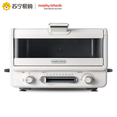 摩飞电器(Morphyrichards) 小魔箱电烤箱家用小型烘焙煎烤一体多功能台式蛋糕烤箱 MR8800椰奶白