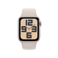 苹果手表 SE Apple Watch SE GPS+蜂窝 40 毫米星光色铝金属表壳 星光色运动型表带 - S/M MRFY3CH/A