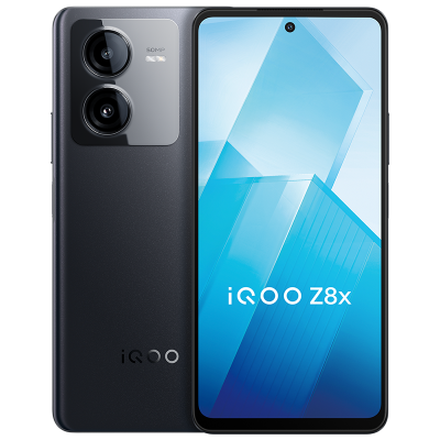 vivo iQOO Z8x 12GB+256GB 曜夜黑 120Hz高刷屏 44W闪充 6000mAh超长续航 5G手机