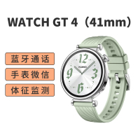 华为/HUAWEI WATCH GT4(41mm)草木绿 氟橡胶表带 智能手表 蓝牙电话 腕上微信 健康监测 100+运动模式 5ATM防水 音乐播放 NFC公交门禁