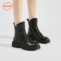 Daphne旗下鞋柜2022秋冬厚底加棉马丁靴12237086