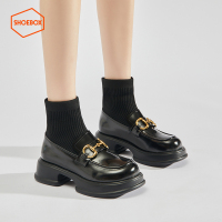 Daphne旗下鞋柜2022秋冬新款乐福袜靴12237166