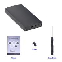 m.2移动硬盘盒M.2 NGFF转USB 3.0 MicroB单卡SSD固态支持2242 无USB线材配件