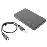 2.5寸笔记本硬盘盒SATA移动硬盘盒USB3.0外置接机械固态硬盘盒子 2.0黑色盒