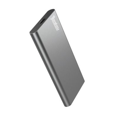 固态移动硬盘盒迷你msata转USB3.0外接盒硬盘盒子typec硬盘壳 M2 (MSATA协议) 灰色 官方标配