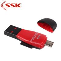 SSK/飚王 OTG读卡器 SCRS600手机 平板电脑双用TF卡OTG读卡器