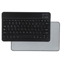 蓝牙键盘 手机平板电脑外接无线键盘 iPad PRO彩色键盘鼠标套装 7寸 黑色
