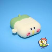 趴趴小鹦鹉airpods保护套airpods3蓝牙耳机套可爱苹果2三代软壳 趴趴鹦鹉a[有挂扣孔-单壳] 注意是[Air