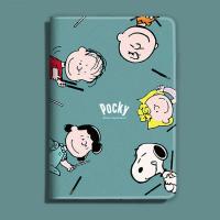 苹果2019新款2018平板9.7保护套mini5/ipad1234567Air1保护壳10.2 巧克力棒史努比 min