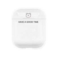 简约小熊Airpods2/3代蓝牙耳机保护套i12耳机套新AirpodsPro三代 Airpods一代二代 小白熊[单壳