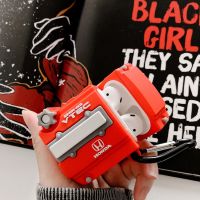 创意本田发动机AirPods Pro3代苹果蓝牙耳机套AirPods1/2硅胶软女 [苹果1/2代] 本田发动机 保护套