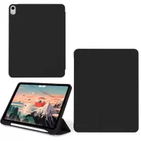 2020新款ipadpro12.9保护套带笔槽硅胶壳子平板电脑12.9全包外壳 黑色[TPU带笔槽软壳] Pro12.9