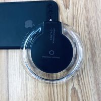 魔法阵手机无线充电器苹果8到苹果13手机11小米10三星s6s8s20通用 经典款[快充水晶款]黑色 点收藏+送数据线