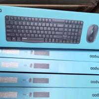 雷柏(Rapoo)X1800S防水电脑游戏家用办公无线键鼠套装键盘鼠标 X1800S无线套装黑色