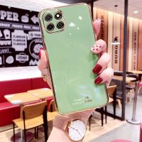 华为荣耀畅玩20手机壳女款koz-al00腕带硅胶保护硅胶套防摔软壳 [电镀 牛油果]单壳 荣耀畅玩20Pro
