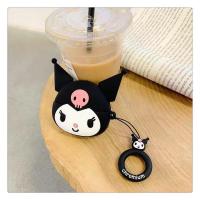 美乐蒂玉桂狗Airpods保护套pro4苹果2/3代蓝牙无线耳机套硅胶软壳 适用AirPods1代2代 立体米妮头+指环