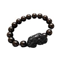 新款手链数据线安卓手机手链充电短线手机充电数据创意手环充电线 安卓Micro梯形插口 藏银款(黑色)