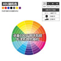 搬家打包袋神器超大容量装衣物被子防潮收纳袋学生行李袋牛津布袋 随机色40升