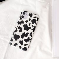 苹果8plus手机壳前后全包iPhone11硬壳xr5x6s7七八12女防摔保护套 [360硬壳]奶牛纹+配套钢化膜 苹