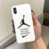 OPPOa55手机壳r17耐克reno男r15女r9s全包r11软a11硅胶a5a9a72/k3 飞人带英文-白色 OP