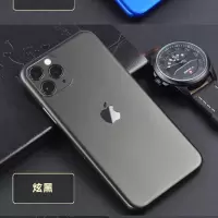 苹果11后膜全包6/6s后膜X全包iPhone6splus手机背膜12改色膜x彩膜 一张黑色后膜无赠品 苹果6/6S 4