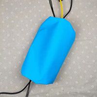 充电器防雨包插座插板防水袋保护充电器雨天室外充电新能源汽车 湖蓝充电器防雨袋