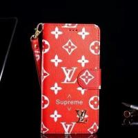 苹果11奢华皮套iPhonexsmax欧美驴牌老花手机壳12保护套7plus翻盖 红花 苹果6/6S