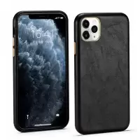 iPhone11Pro Max手机壳小羊皮苹果11 Pro Max全包真皮11防摔x套xr 小羊皮- 黑色 苹果11 送