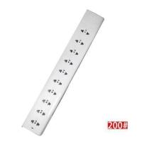 加长插座流水线老化架插排插带线工业接线板机柜PDU电源插线插板 200#(不配线 送插头)