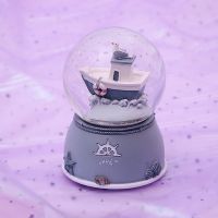 八音盒生日圣诞七夕情人节礼物创意送男女朋友女生闺蜜同学生老师 中号帆船 普通纸盒装