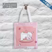 BTS防弹少年团BT21卡通同款帆布袋单肩包手提男女帆布袋学生应援 款式1 竖版小号