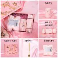 伴手礼婚庆喜糖盒女闺蜜创意生日礼物宝宝周岁宴伴娘实用回礼礼盒 少女粉-Lucky 空盒子23