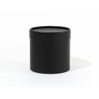 亚克力波波球抱抱桶郁金香花束礼盒diy材料包送闺蜜生日礼物花盒 黑色抱抱桶[12*12cm]