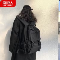 书包女韩版高中原宿ulzzang大学生百搭ins双肩包大容量暗黑背包男 [SH]829-黑色-收藏优先发货