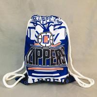 快船篮网湖人袋子篮球袋球袋学生便携篮球包训练包双肩多功能抽绳 快船队 篮球包